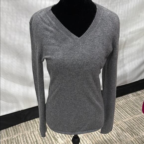 ANTONIO MELANI cashmere Charcoal Sweater - Picture 1 of 4